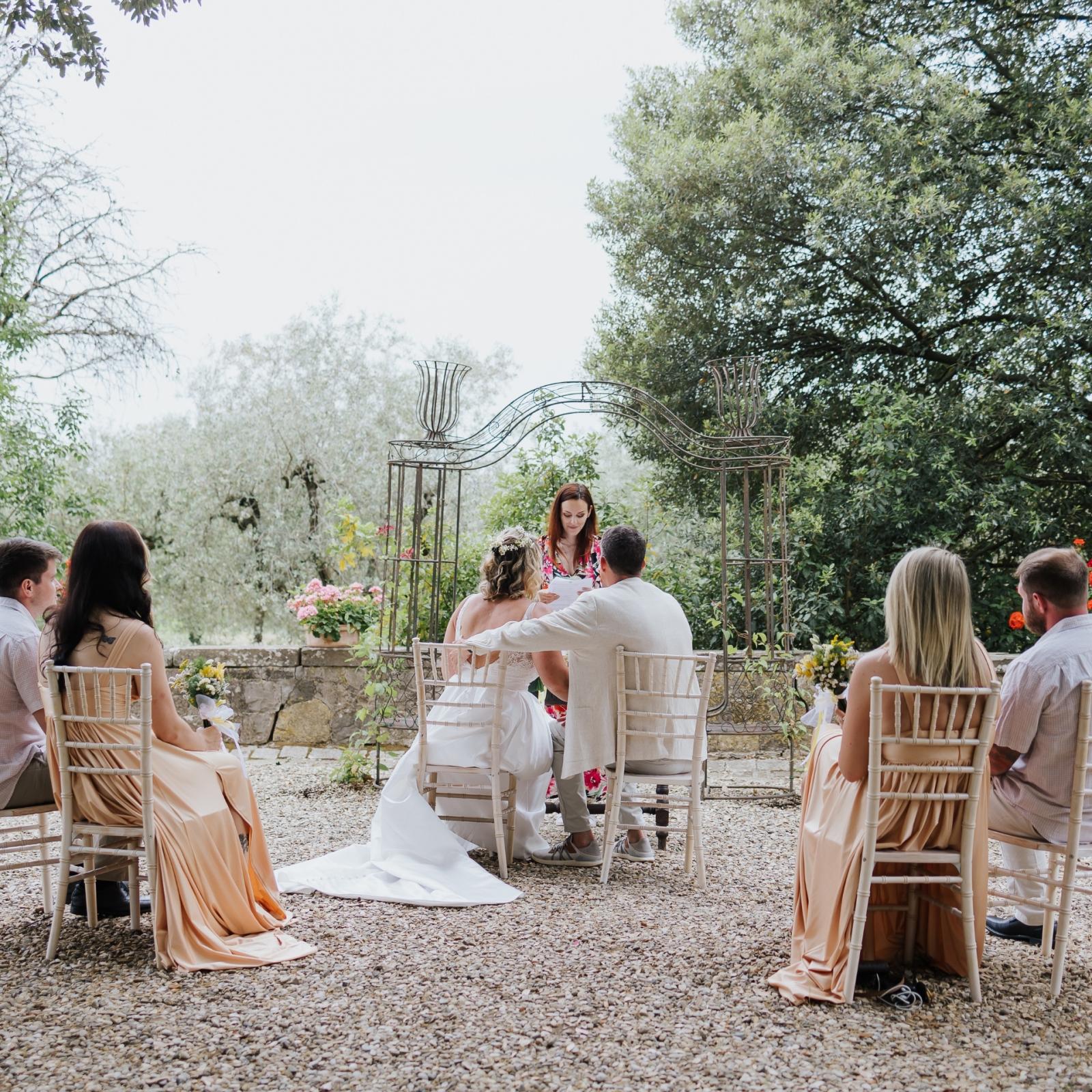 Kimberly & Brian Elopement in San Casciano