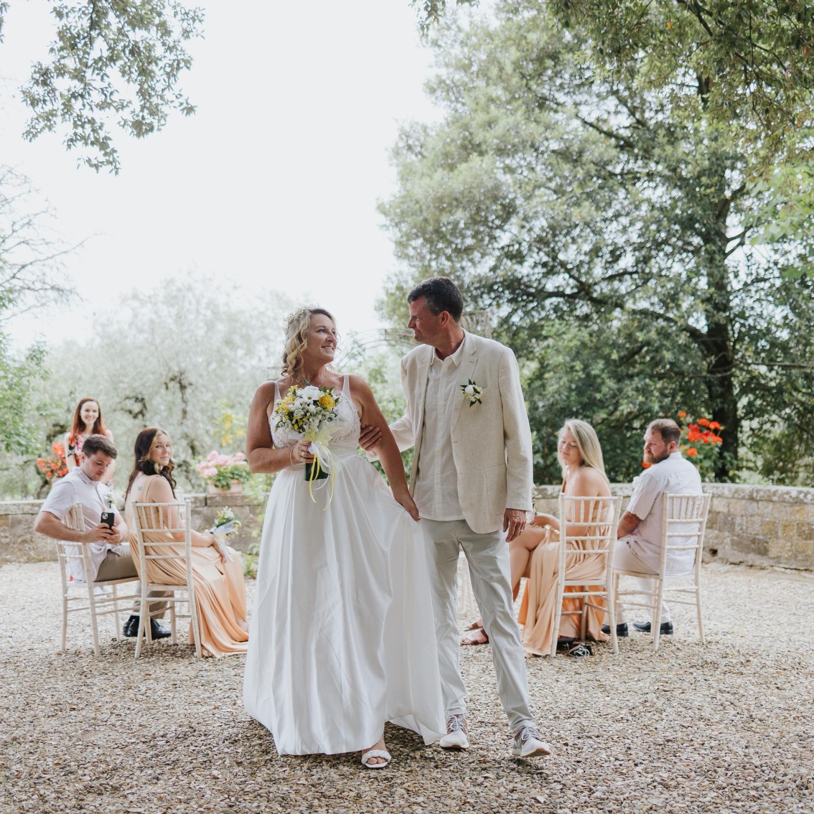 Kimberly & Brian Elopement in San Casciano