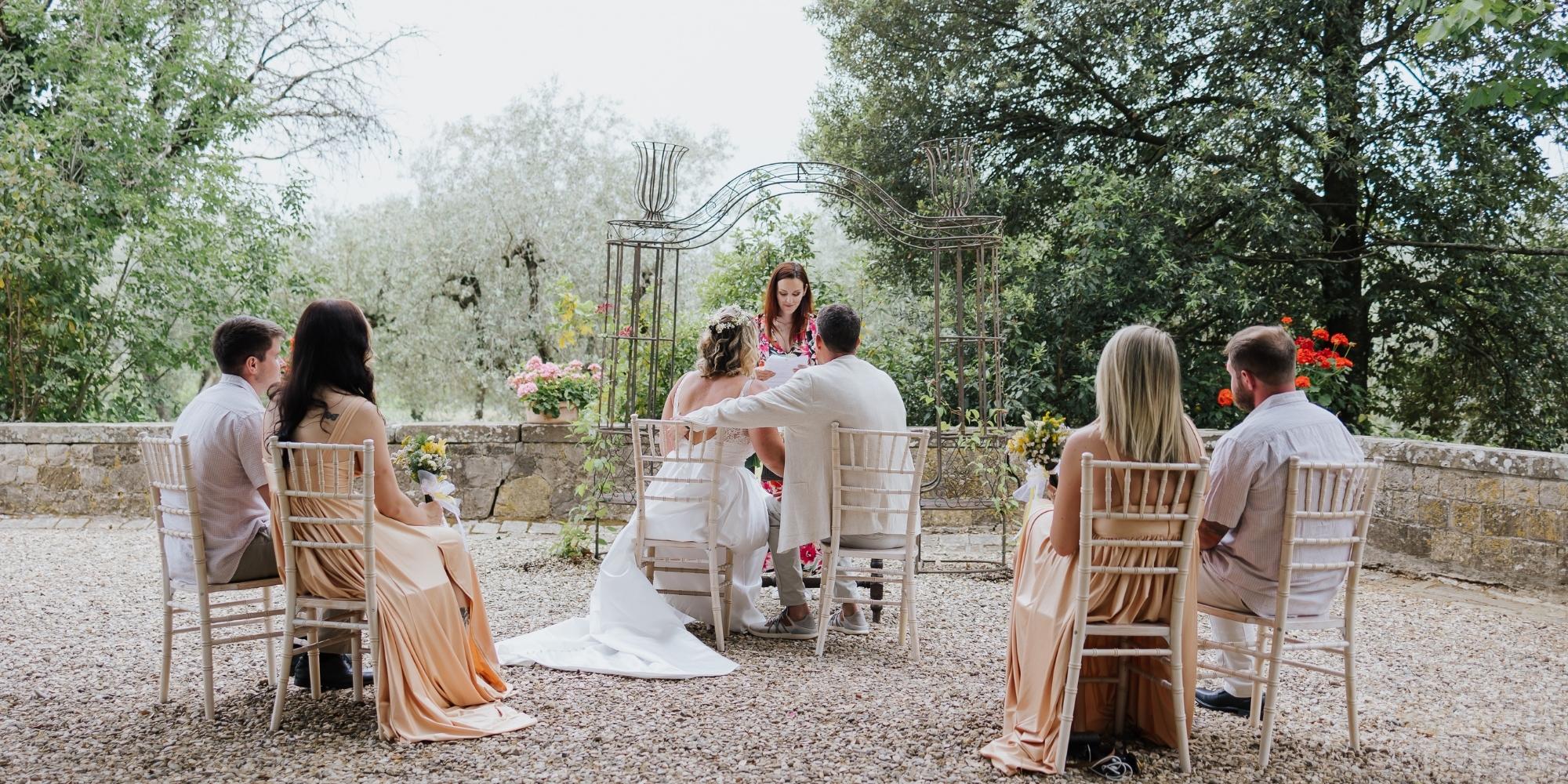 Kimberly & Brian Elopement in San Casciano