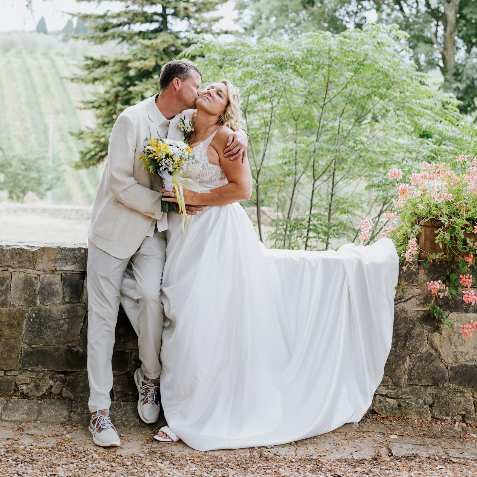 Kimberly & Brian Elopement in San Casciano