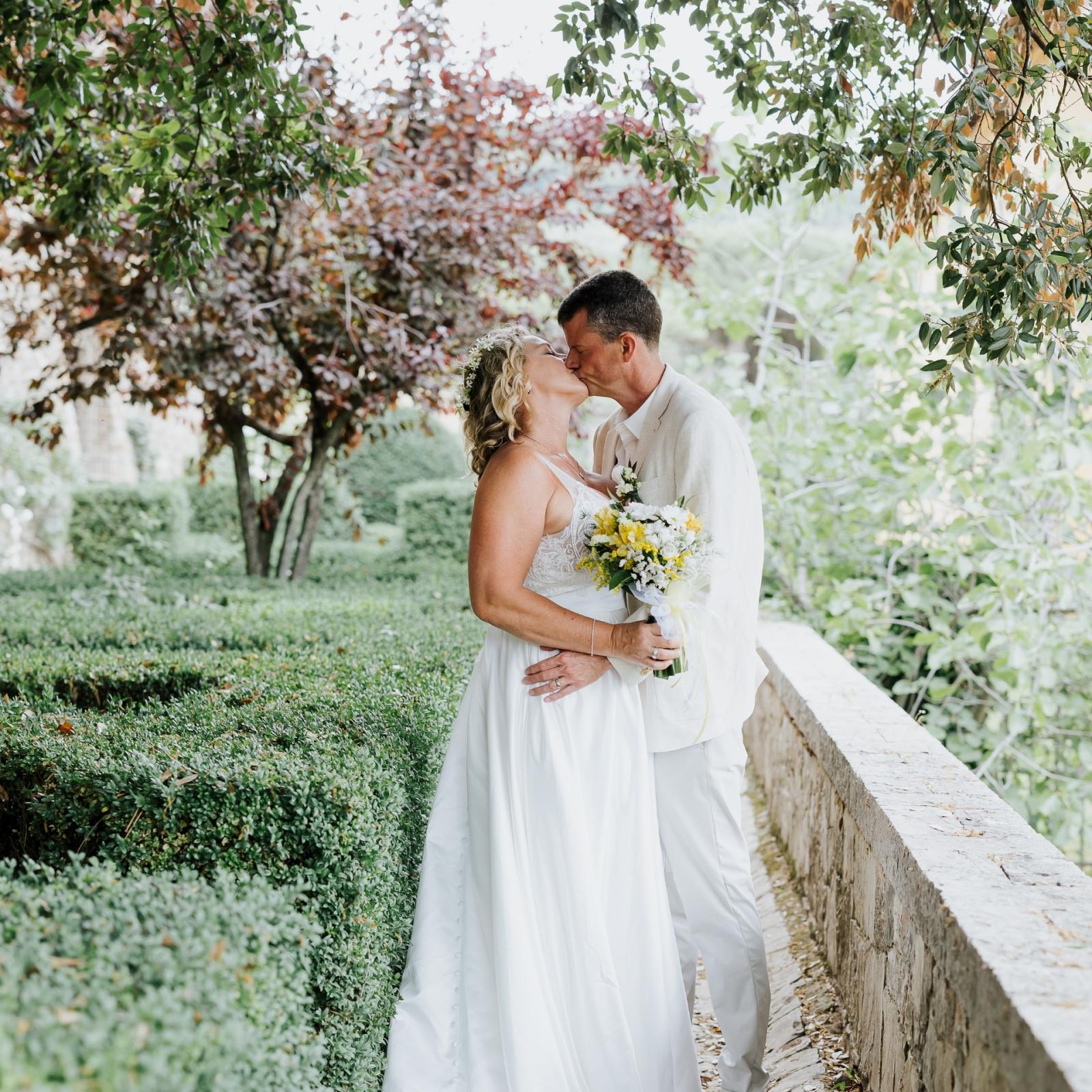 Kimberly & Brian Elopement in San Casciano